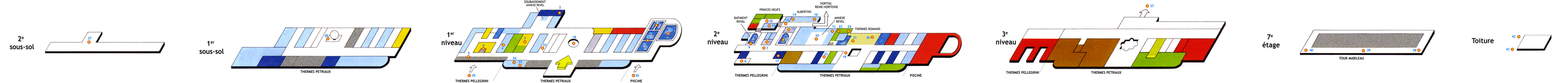 Plan des Thermes